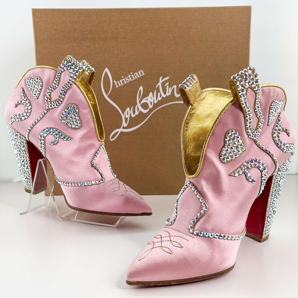 ❤️SOLD❤️Christian Louboutin Embellished Lassodita - Picture 1 of 11